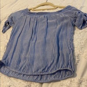 Kendall and Kylie off the shoulder top